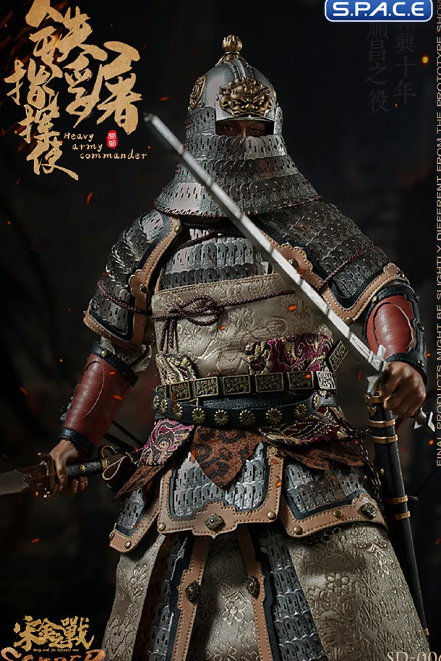 1/6 Scale Heavy Army Commander Jin Dynasty - Silver Version