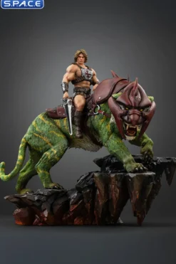 1/10 Scale He-Man and Battle Cat Art Scale Statue