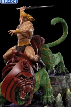 1/10 Scale He-Man & Battle Cat Deluxe Art Scale Statue
