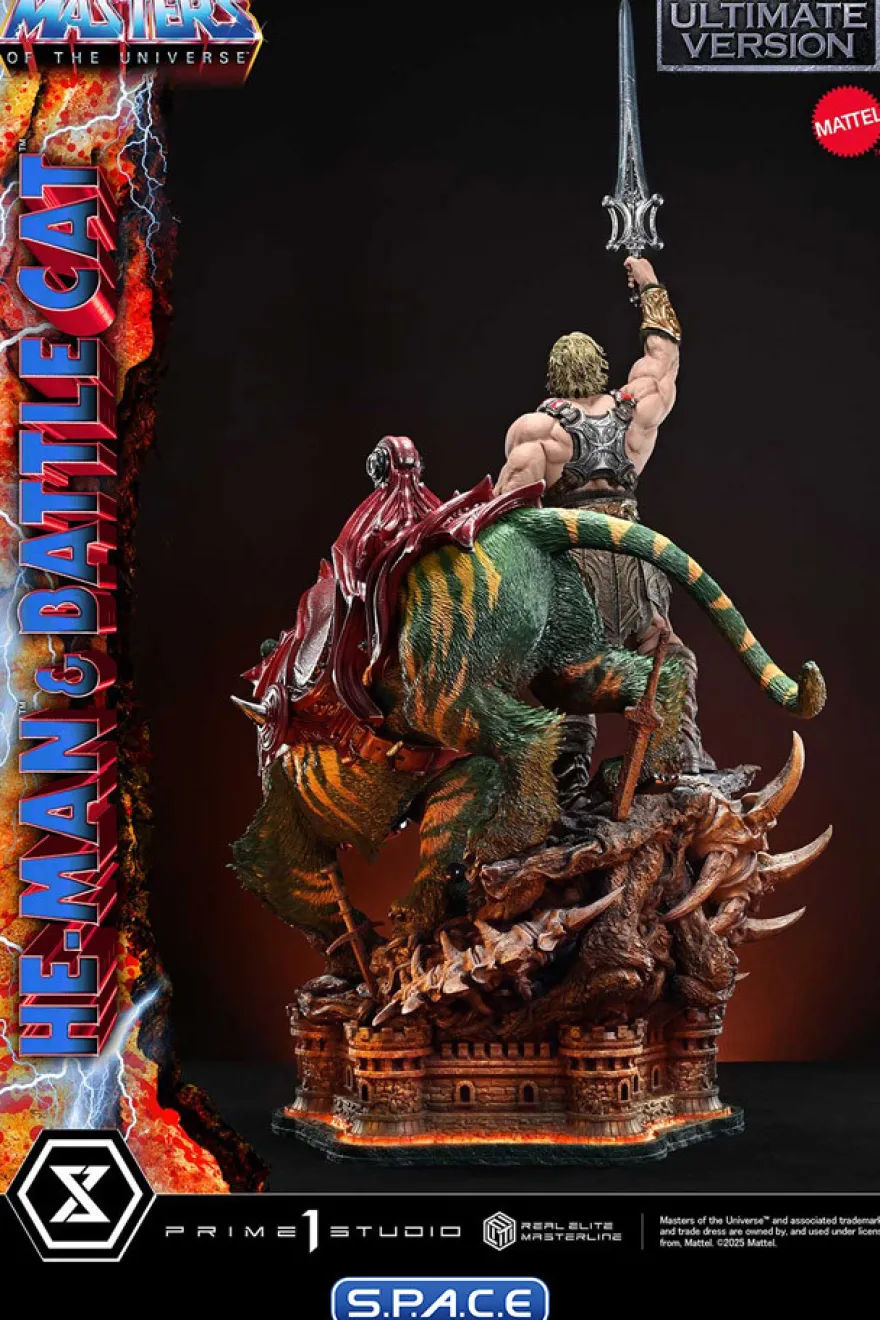 1/4 Scale He-Man & Battle Cat Real Elite Masterline Statue