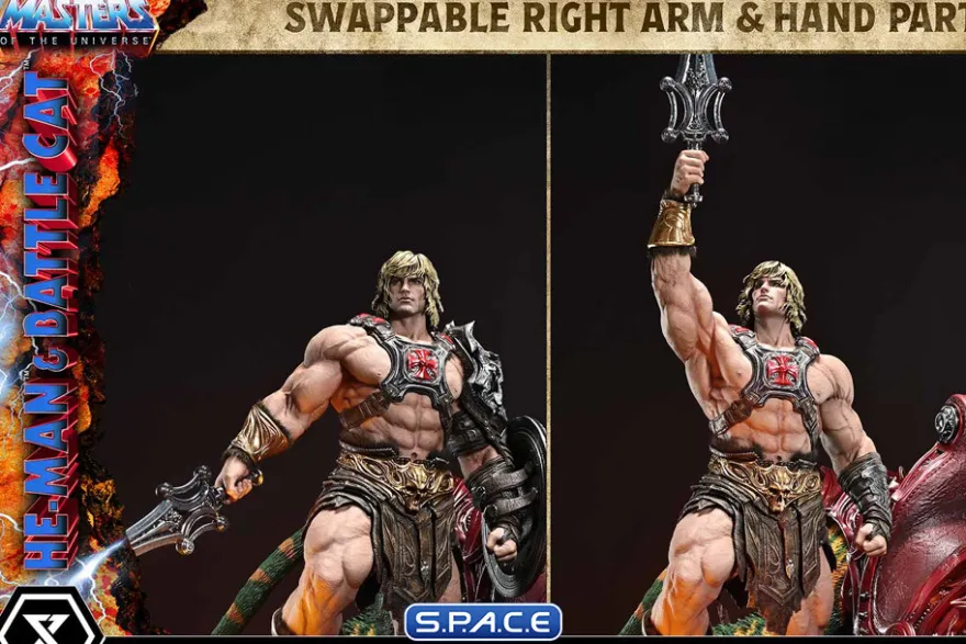 1/4 Scale He-Man & Battle Cat Real Elite Masterline Statue