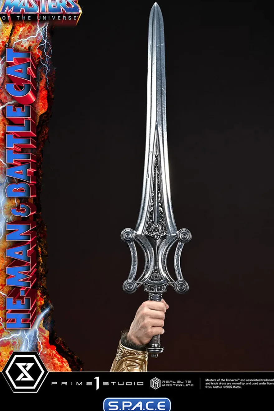 1/4 Scale He-Man & Battle Cat Real Elite Masterline Statue