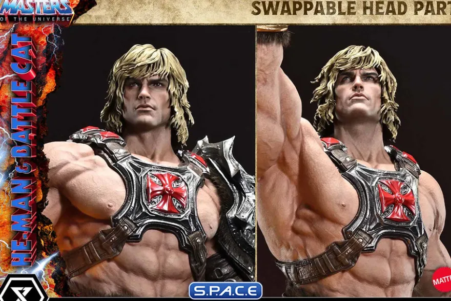 1/4 Scale He-Man & Battle Cat Real Elite Masterline Statue