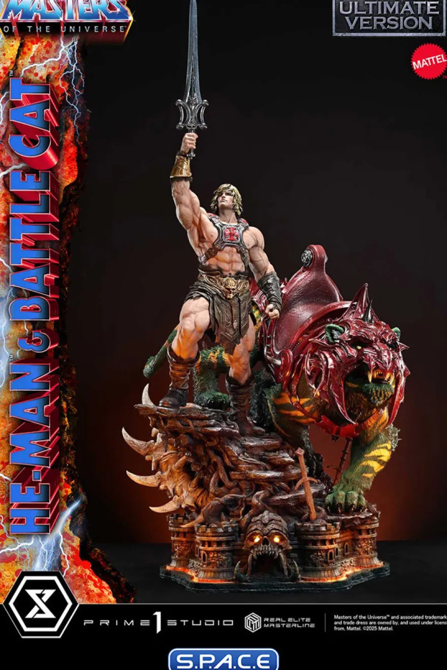 1/4 Scale He-Man & Battle Cat Real Elite Masterline Statue