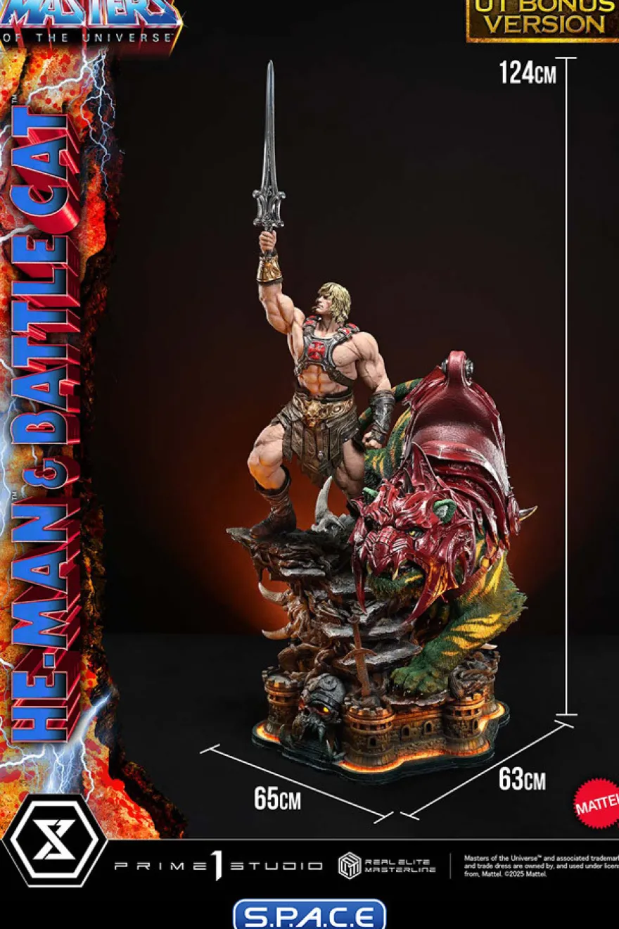 1/4 Scale He-Man & Battle Cat Real Elite Masterline Statue