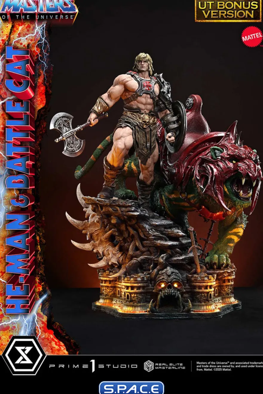 1/4 Scale He-Man & Battle Cat Real Elite Masterline Statue