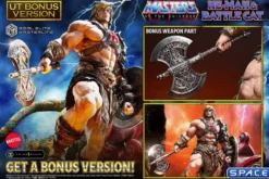 1/4 Scale He-Man & Battle Cat Real Elite Masterline Statue