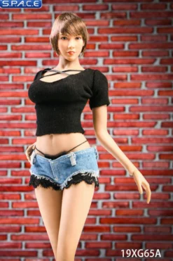 1/6 Scale Hot Pants with black Top