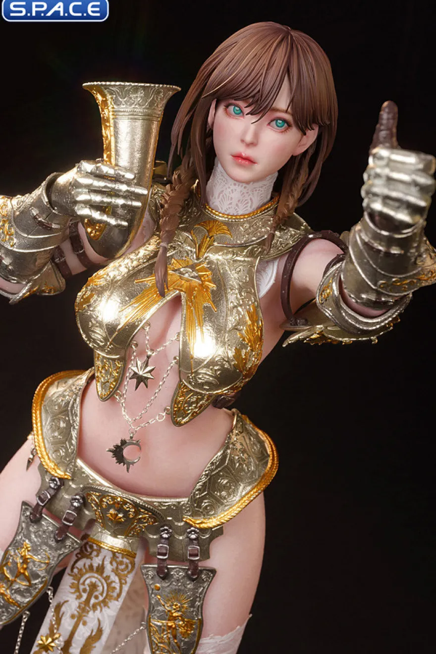 1/6 Scale Hwit ole-Phoeleo - sculpted Hair Version