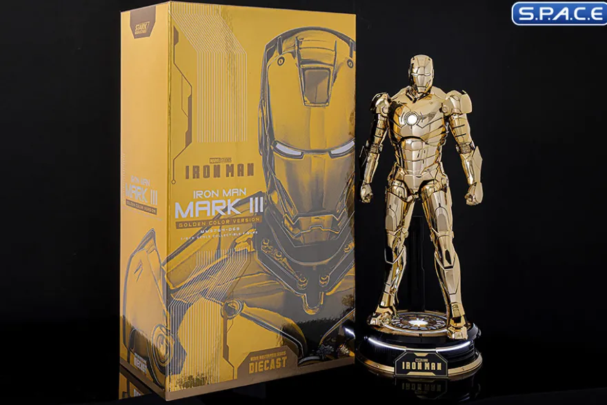 1/6 Scale Iron Man Mark III Gold Color Version