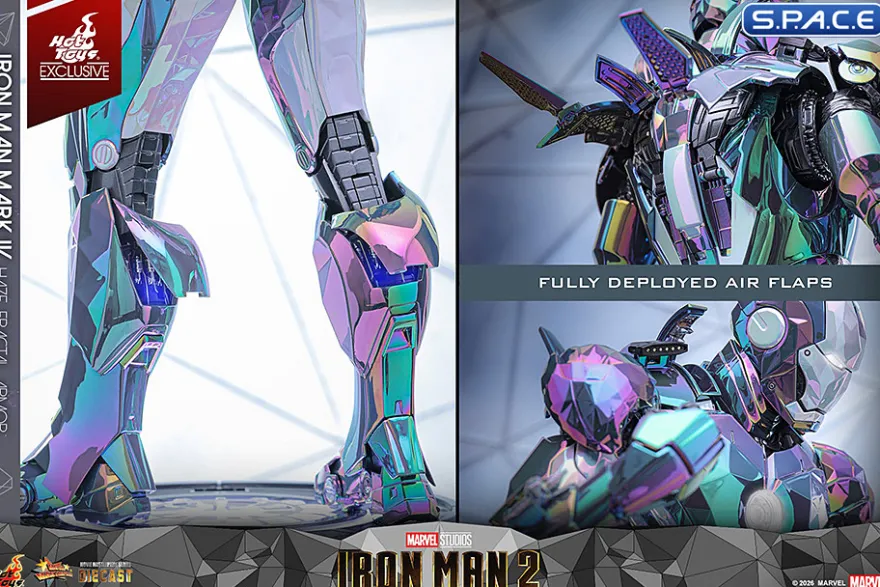 1/6 Scale Iron Man Mark IV Haze Fractal Armor Movie Masterpiece MMS855D79