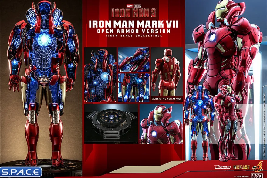 1/6 Scale Iron Man Mark VII Open Armor Version