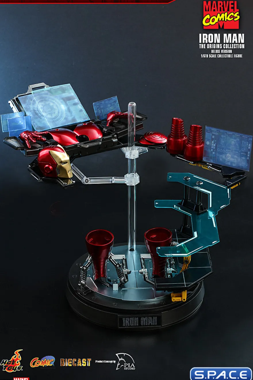 1/6 Scale Iron Man »The Origins Collection« Deluxe Version Comic Masterpiece CMS08D38 Diecast Series