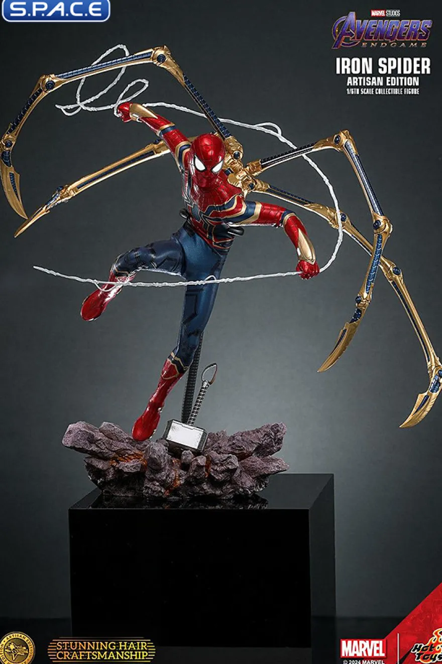 1/6 Scale Iron Spider Movie Masterpiece MMS762AE - Artisan Edition