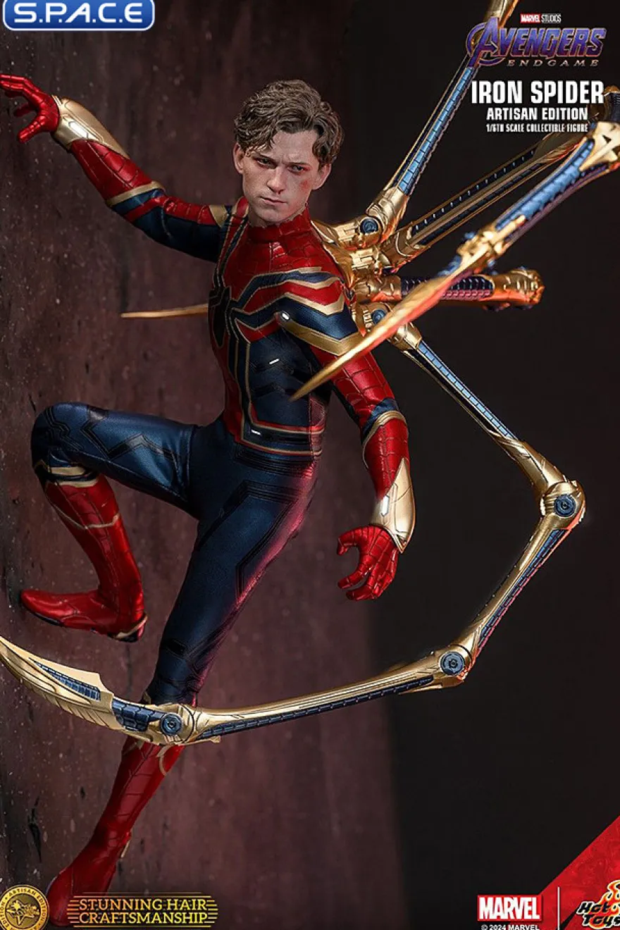 1/6 Scale Iron Spider Movie Masterpiece MMS762AE - Artisan Edition