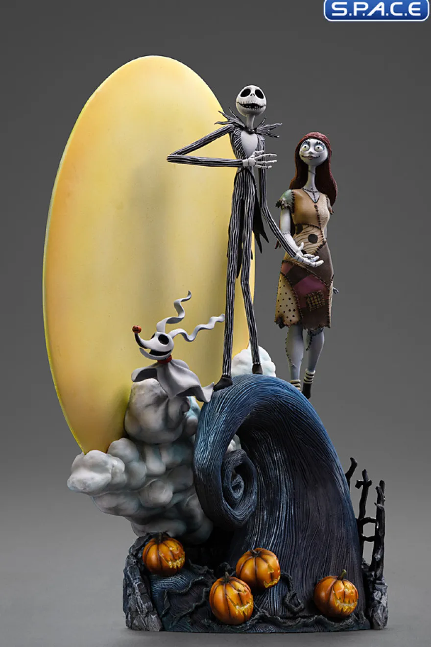 1/10 Scale Jack Skellington & Sally Deluxe Art Scale Statue
