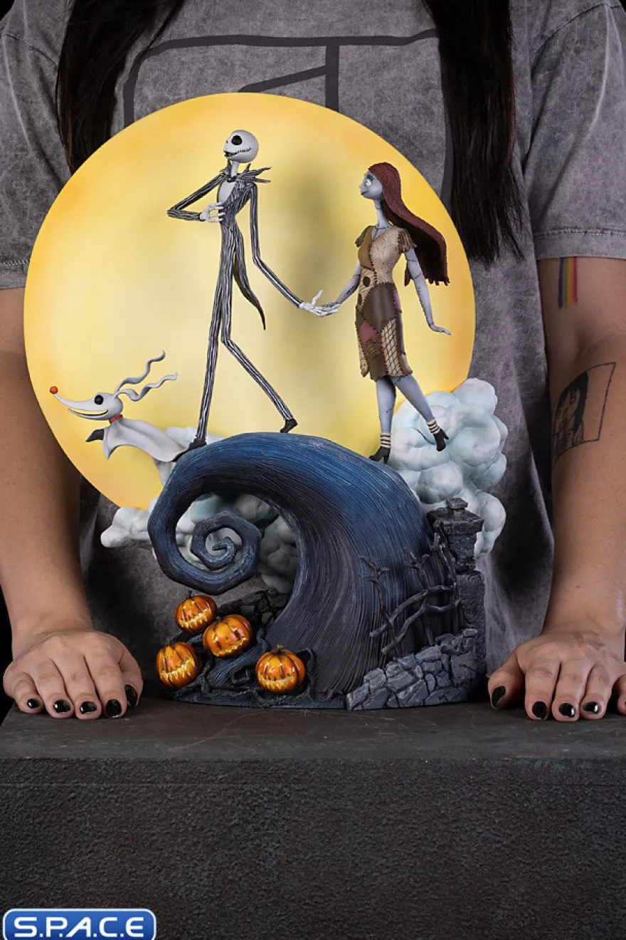 1/10 Scale Jack Skellington & Sally Deluxe Art Scale Statue
