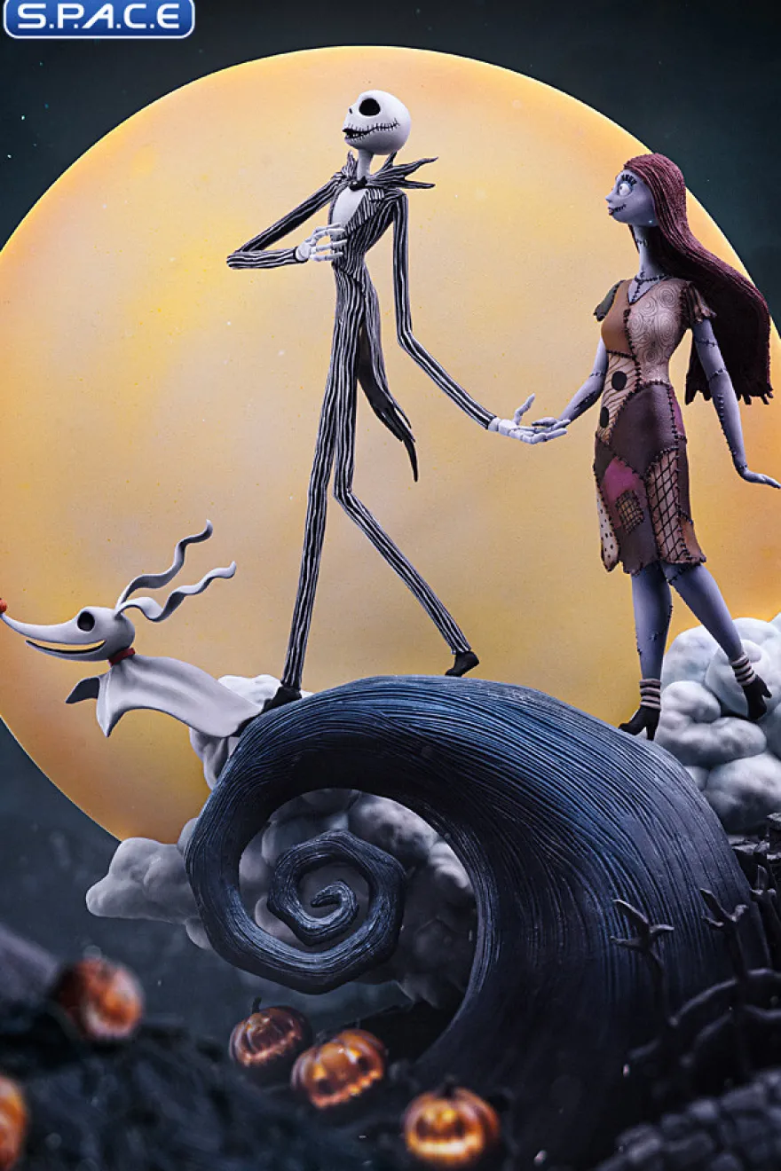 1/10 Scale Jack Skellington & Sally Deluxe Art Scale Statue