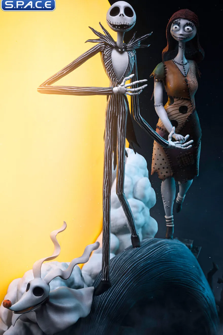 1/10 Scale Jack Skellington & Sally Deluxe Art Scale Statue