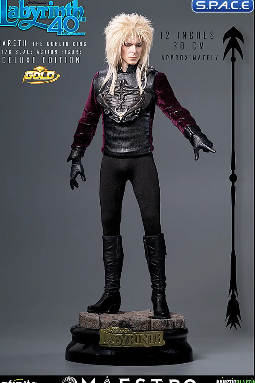 1/6 Scale Jareth the Goblin King Maestro Line - Deluxe Gold Version