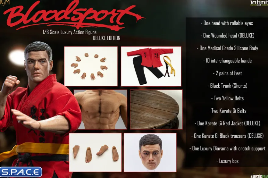 1/6 Scale Jean-Claude Van Damme as Frank Dux - Deluxe Version
