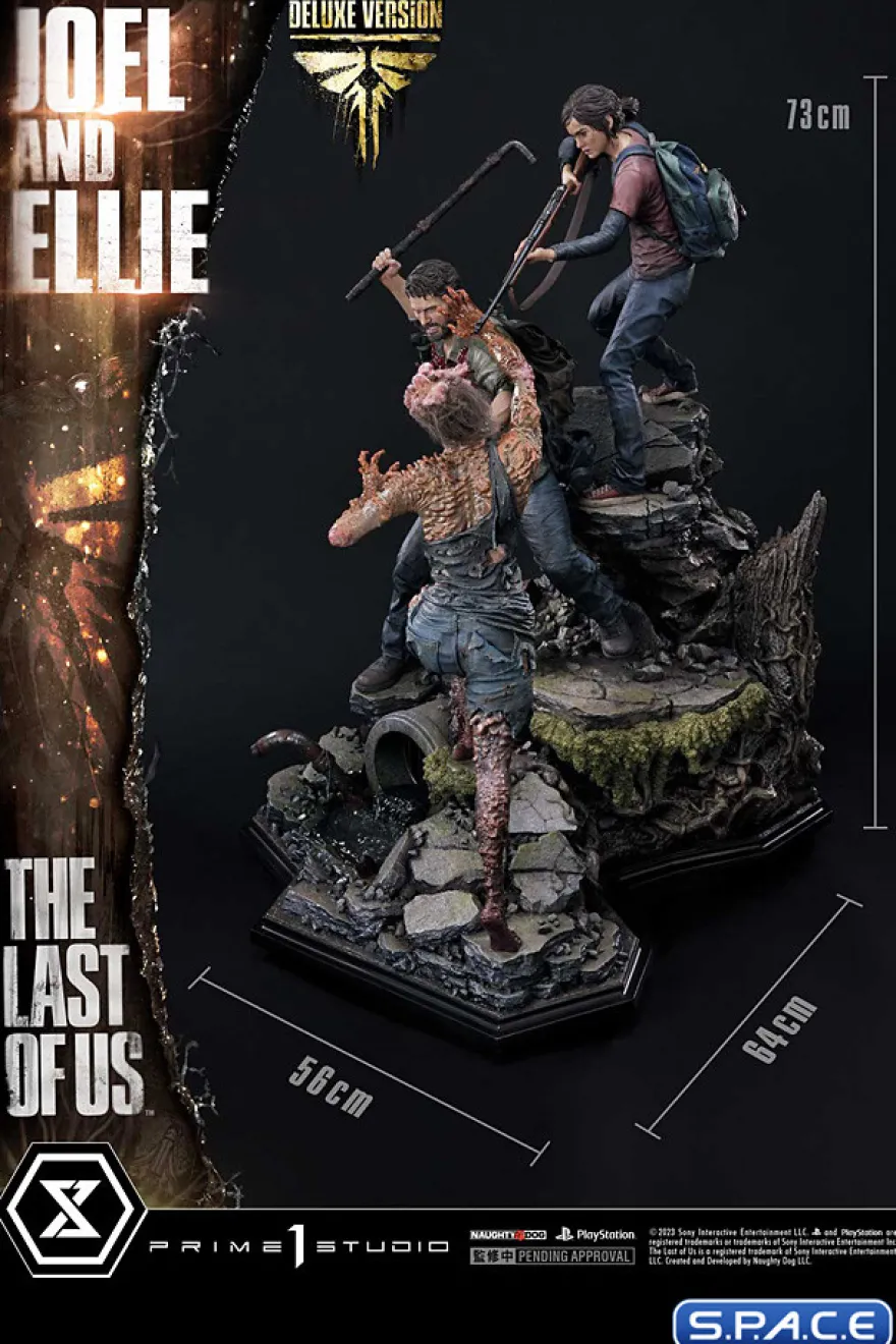 1/4 Scale Joel & Ellie Deluxe Ultimate Premium Masterline Statue