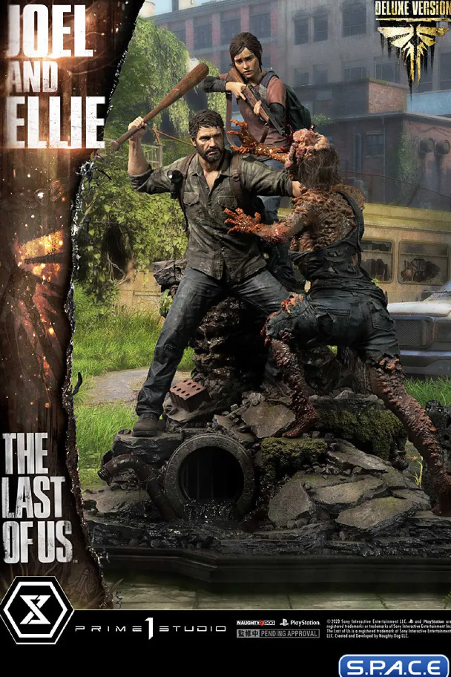 1/4 Scale Joel & Ellie Deluxe Ultimate Premium Masterline Statue