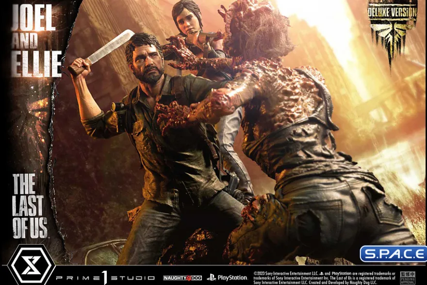 1/4 Scale Joel & Ellie Deluxe Ultimate Premium Masterline Statue