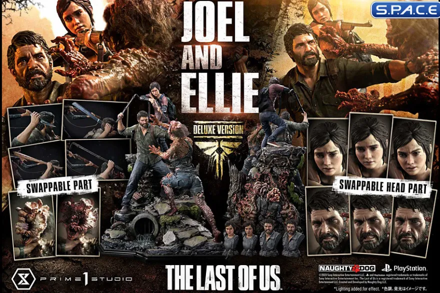 1/4 Scale Joel & Ellie Deluxe Ultimate Premium Masterline Statue