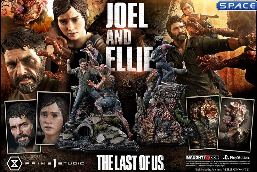 1/4 Scale Joel & Ellie Ultimate Premium Masterline Statue