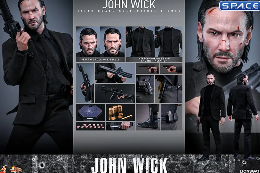 1/6 Scale John Wick Movie Masterpiece MMS832