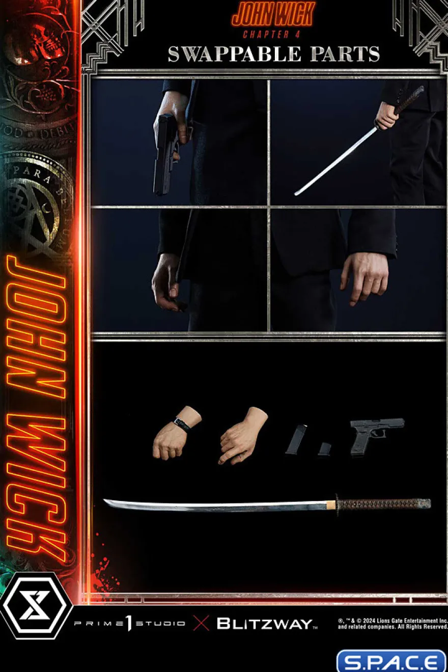 1/4 Scale John Wick Premium Masterline Statue