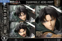 1/4 Scale Levi vs. Beast Titan Ultimate Premium Masterline Statue
