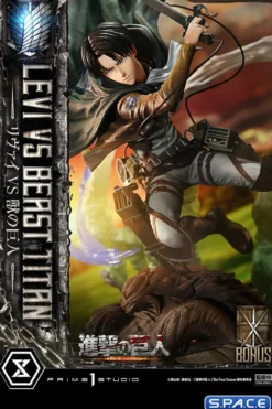 1/4 Scale Levi vs. Beast Titan Ultimate Premium Masterline Statue