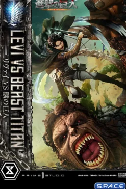 1/4 Scale Levi vs. Beast Titan Ultimate Premium Masterline Statue