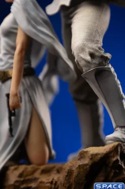 1/10 Scale Luke & Leia Movie Poster Deluxe Art Scale Statue