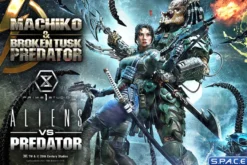 1/4 Scale Machiko & Broken Tusk Predator Ultimate Premium Masterline Statue