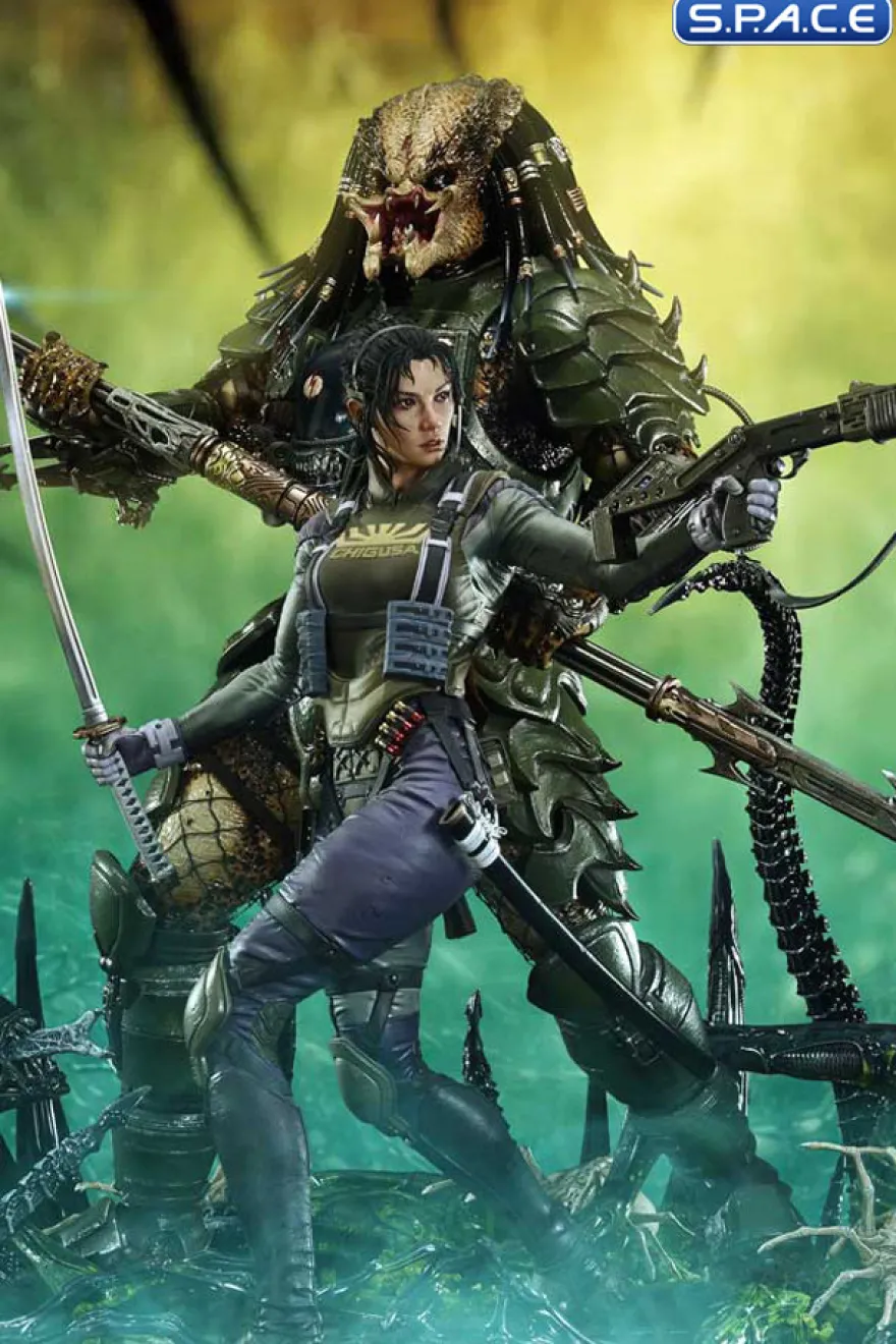 1/4 Scale Machiko & Broken Tusk Predator Ultimate Premium Masterline Statue
