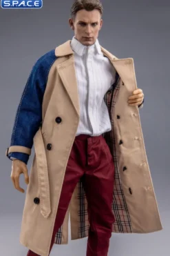 1/6 Scale male Trench Coat Set