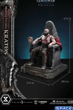 1/3 Scale Master Thyself Kratos Throne Legacy Statue