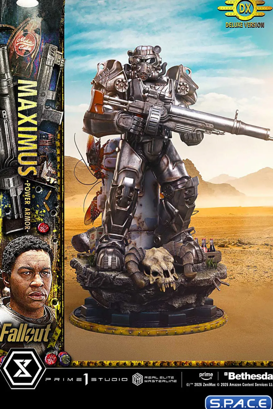 1/4 Scale Maximus Power Armor Deluxe Real Elite Masterline Statue