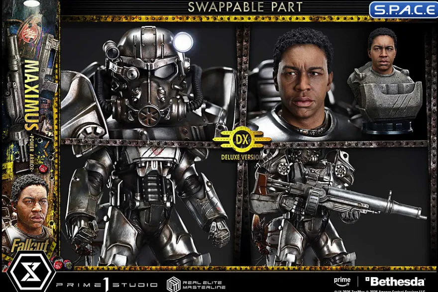 1/4 Scale Maximus Power Armor Deluxe Real Elite Masterline Statue