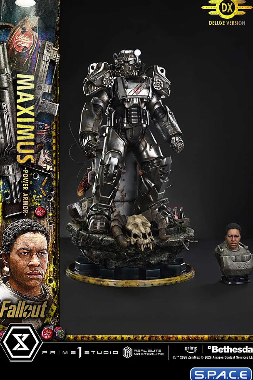 1/4 Scale Maximus Power Armor Deluxe Real Elite Masterline Statue