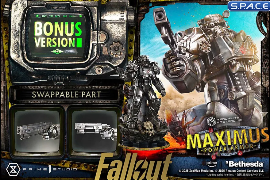 1/4 Scale Maximus Power Armor Deluxe Real Elite Masterline Statue