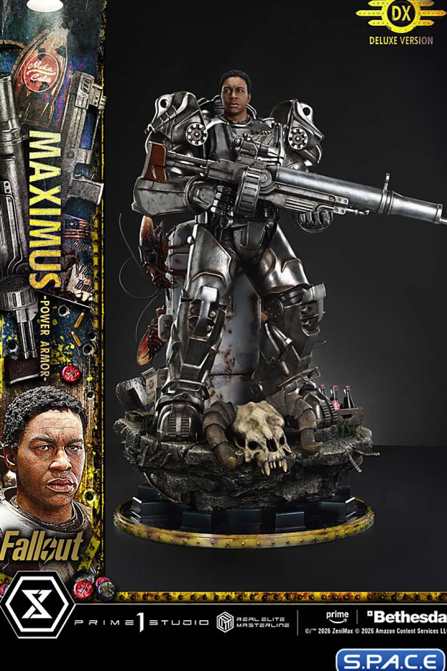 1/4 Scale Maximus Power Armor Deluxe Real Elite Masterline Statue