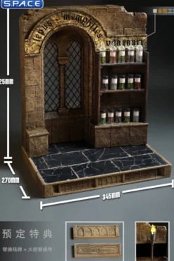 1/6 Scale Medieval Potion Room Diorama Base Version A