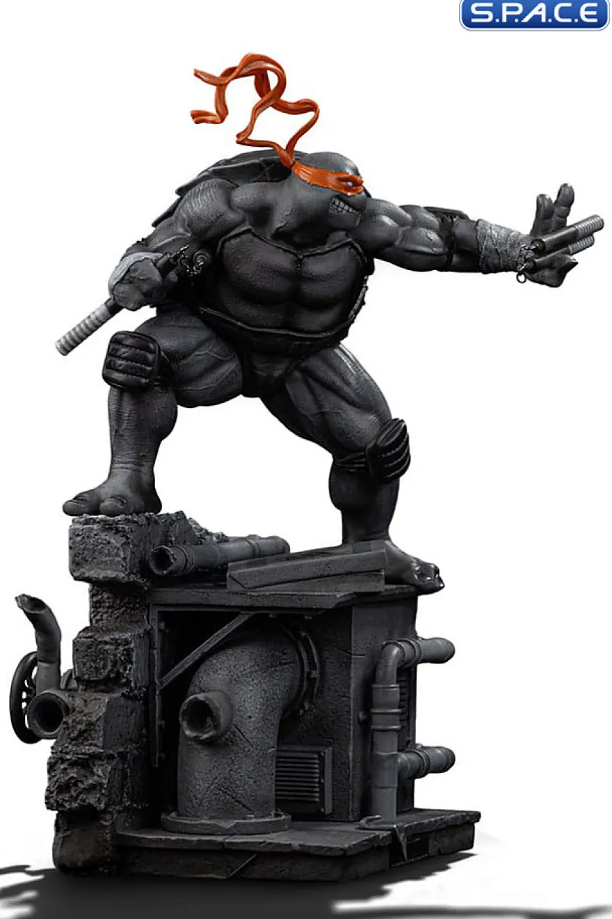 1/10 Scale Michelangelo BDS Art Scale Statue - black & white Version