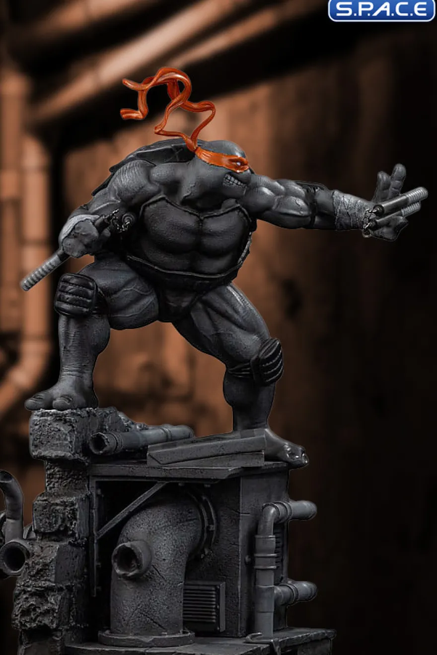 1/10 Scale Michelangelo BDS Art Scale Statue - black & white Version