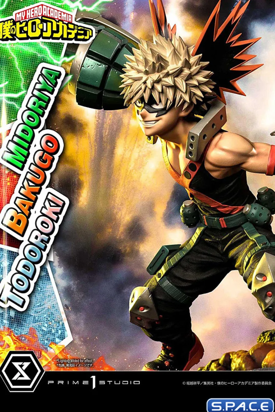 1/4 Scale Midoriya, Bakugo & Todoroki Ultimate Premium Masterline Statue