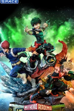 1/4 Scale Midoriya, Bakugo & Todoroki Ultimate Premium Masterline Statue